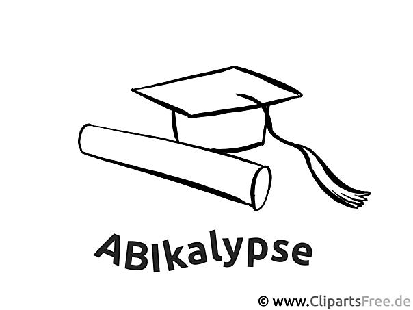 Abi Bild zum Malen - Schule Ausmalbilder