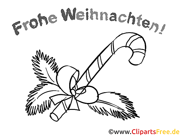 Bild Frohe Weihnachten zum Ausdrucken und Ausmalen