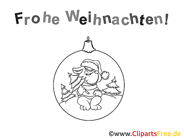 Frohe Weihnachten Malvorlage