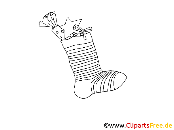 Geschenke vom Nikolaus Stiefel Ausmalbild Geschenke vom Nikolaus Stiefel Ausmalbild