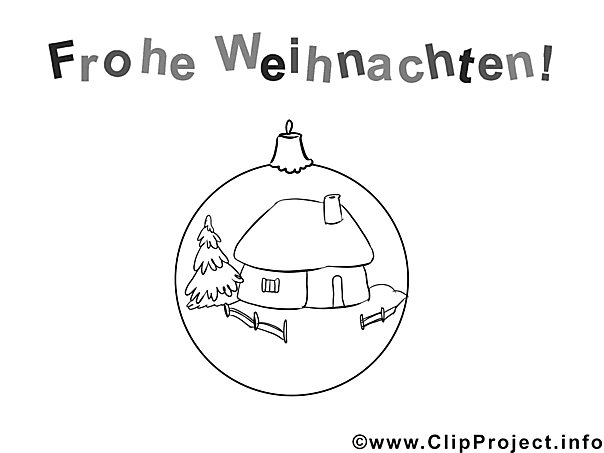 Malvorlage zum Ausdrucken zu Weihnachten gratis