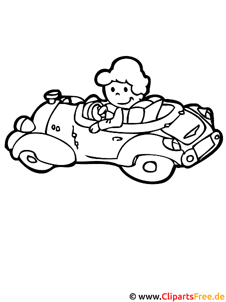 Automobil Malvorlage - Basteln mit Kindern Automobil Malvorlage - Basteln mit Kindern