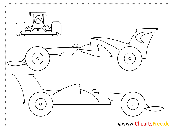 Formel 1 Bolide Bild Malvorlage für Kinder Formel 1 Bolide Bild Malvorlage für Kinder