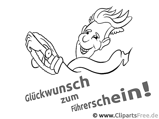 Führerscheinglückwunsch Bild zum Malen Führerscheinglückwunsch Bild zum Malen