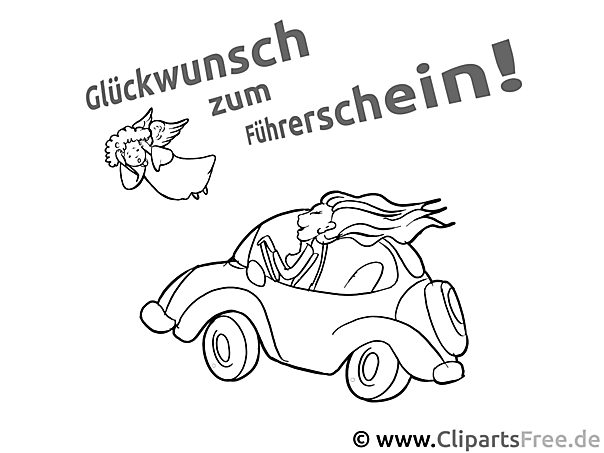 Glückwunsch zum Führerschein - Wandschablone zum Ausdrucken Glückwunsch zum Führerschein - Wandschablone zum Ausdrucken