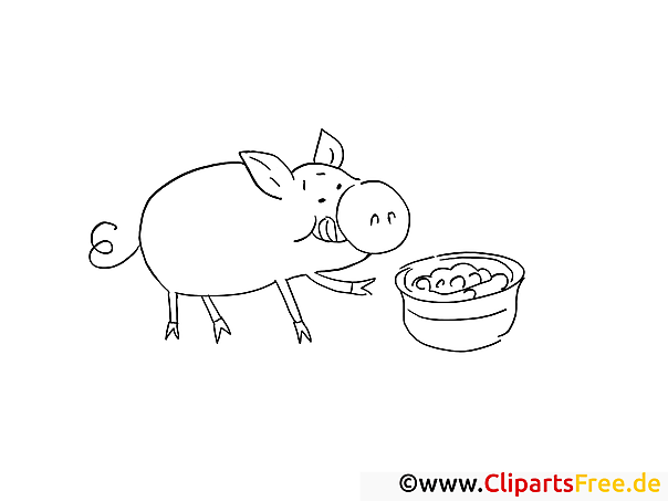 Schwein Malvorlage-Ausmalbild Schwein Malvorlage-Ausmalbild