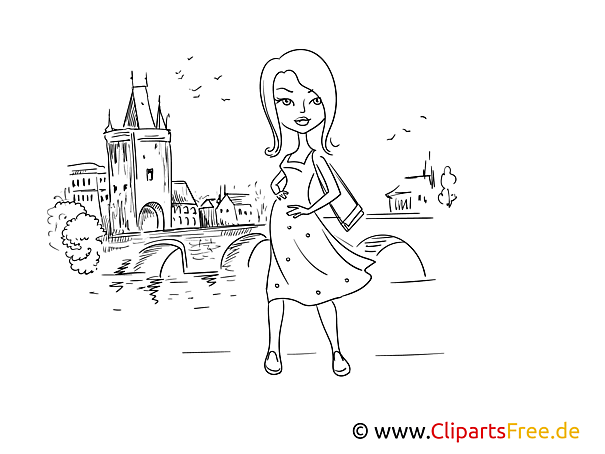 Beauty, Girl Malvorlage, Bild zum Malen