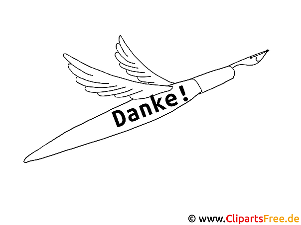 Danke Bild zum Selbst-Basteln