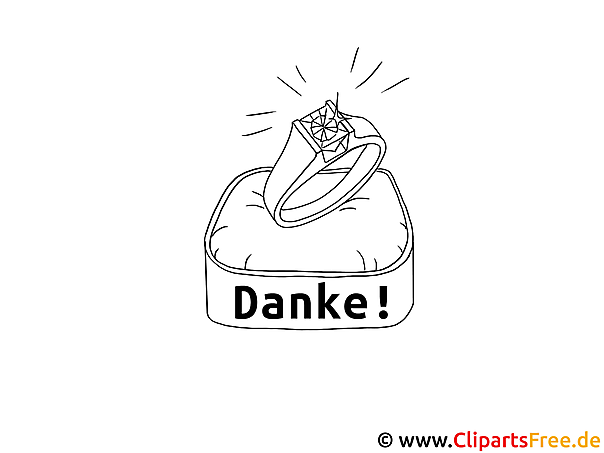 Ehering Bild zum Ausmalen
