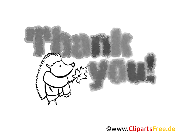 Thank You Ausmalbild Igel