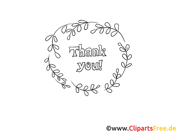 Thanks Coloring Page