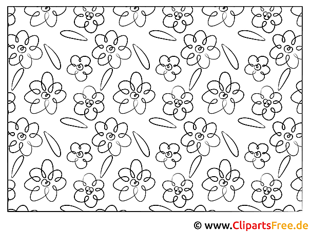 Blumen Grafik zum Ausmalen Blumen Grafik zum Ausmalen