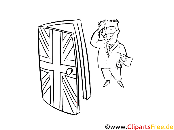 Brexit Zeichnung Malvorlage