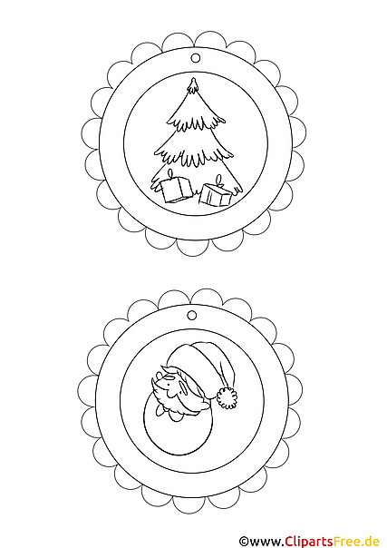 Weihnachten Medaille Vorlage