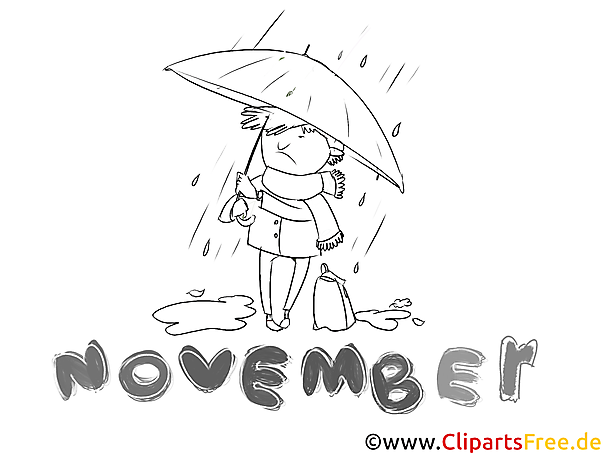 November - Months of the Year Coloring Pages November - Months of the Year Coloring Pages