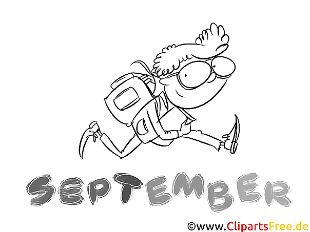 September - Months of the Year Coloring Pages September - Months of the Year Coloring Pages
