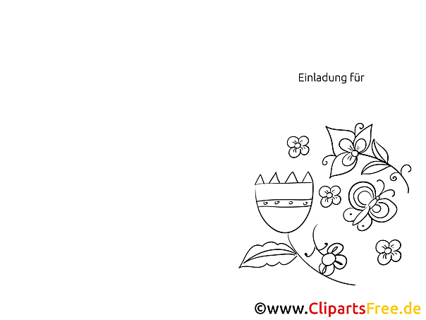 Blumen Einladungen selbst gestalten und drucken