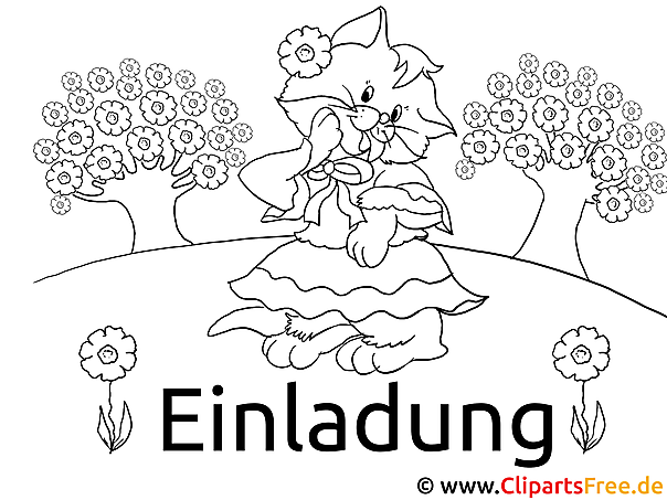 Einladung selbst gestalten mit unseren Malvorlagen Einladung selbst gestalten mit unseren Malvorlagen