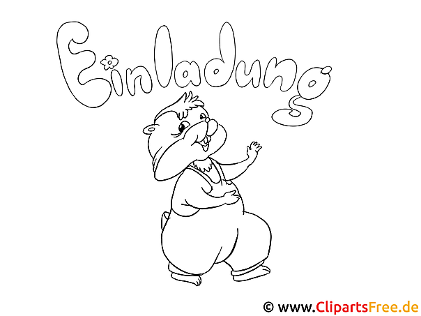 Waschbär Malvorlage zum Drucken und Malen
