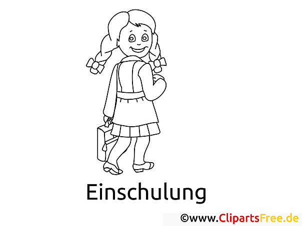 Ausmalbilder zum Ausmalen Schule, Einschulung