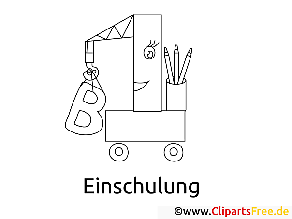 Basteln zur Einschulung mit unseren Vorlagen zum Ausmalen