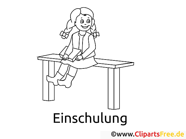 Bilder zum Anmalen Schule, Einladung