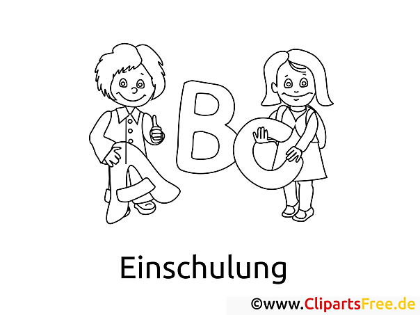 Buchstaben zum Malen, Drucken, Ausschneiden