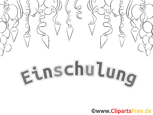 Einladung zur Einschulung selbt basteln mit unseren Ausmalbildern