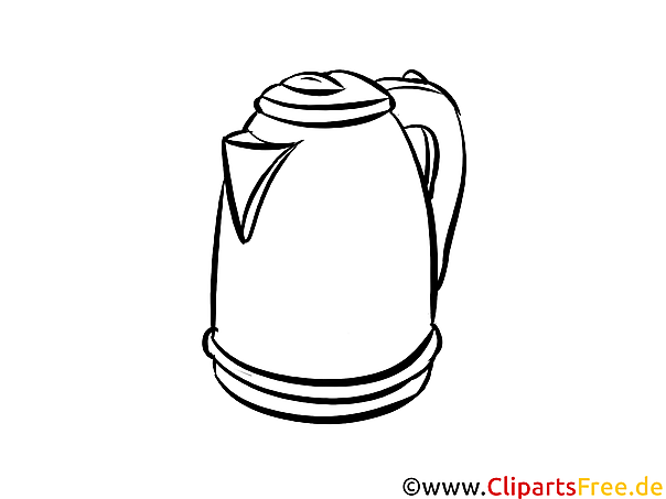 Kaffeekanne zum Malen Vorlage Kaffeekanne zum Malen Vorlage