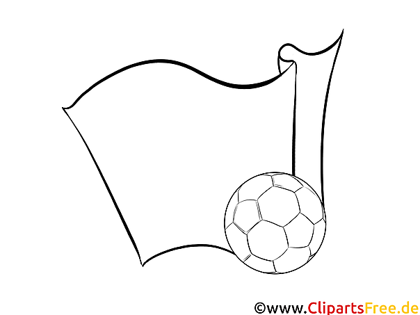 Flag Ball Fußball Ausmalbilder und Malvorlagen zum Ausmalen