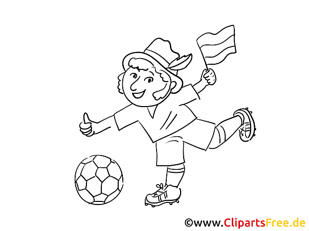 Fussball lustig Bild zum Malen Fussball lustig Bild zum Malen