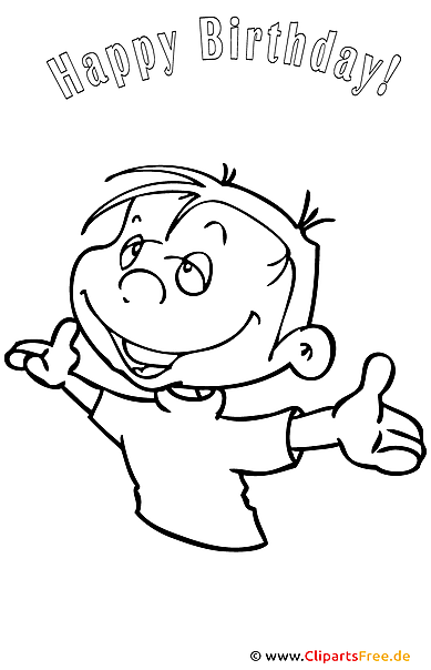 Ausmalbild zum Geburtstag kostenlos Ausmalbild zum Geburtstag kostenlos