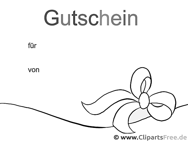 Gutschein zum Ausmalen - Kostenlose PDF Ausmalbilder für Kinder