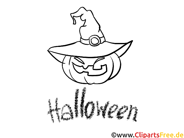 Imagens assustadoras de Halloween para colorir