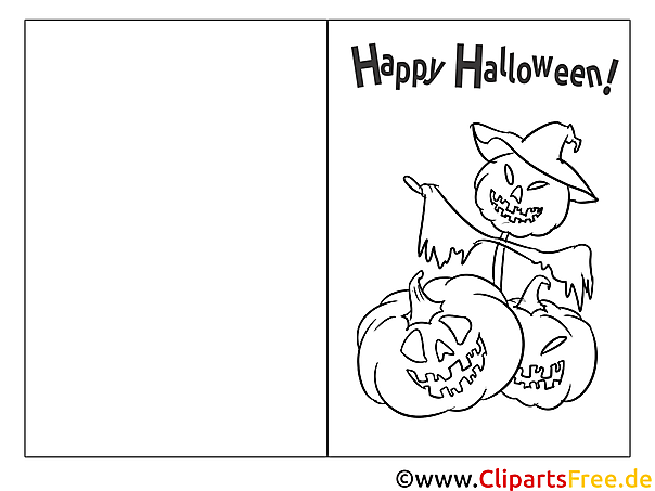 Template Halloween Card Template Halloween Card
