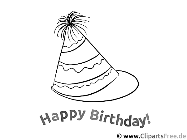 Coloring Page Happy Birthday