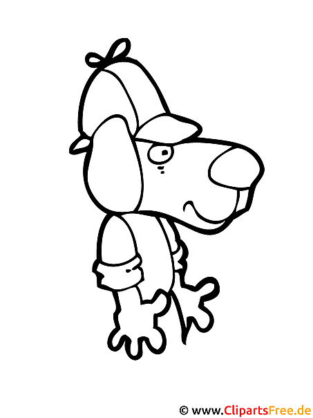 Hund Ausmalbild kostenlos herunterladen Hund Ausmalbild kostenlos herunterladen