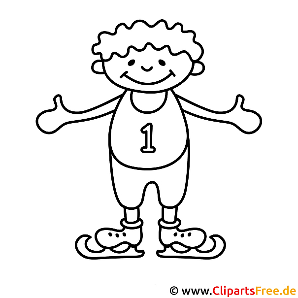 Kind auf Schlittschuhen - Kinder Malvorlagen Kind auf Schlittschuhen - Kinder Malvorlagen
