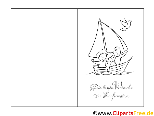 Segel Kinder Bild-Karte zum Ausmalen Segel Kinder Bild-Karte zum Ausmalen