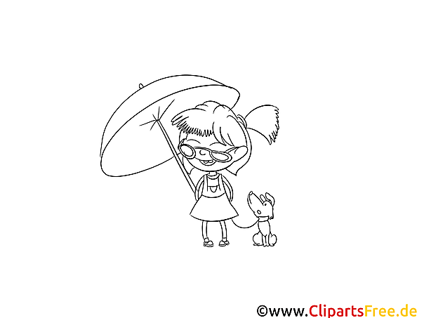 Girl coloring page for free