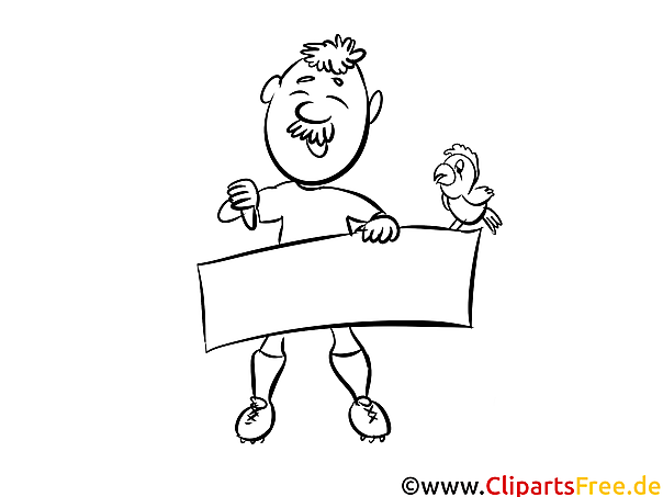 Kostenloses Ausmalbild mit fröhlicher Figur und Vogel im PDF Kostenloses Ausmalbild mit fröhlicher Figur und Vogel im PDF
