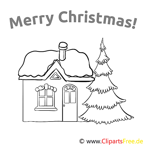 haus fichte merry christmas colouring templates