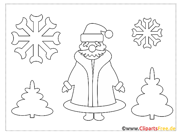 Kostenloses Ausmalbild Weihnachtsmann als PDF Malvorlage herunterladen Kostenloses Ausmalbild Weihnachtsmann als PDF Malvorlage herunterladen