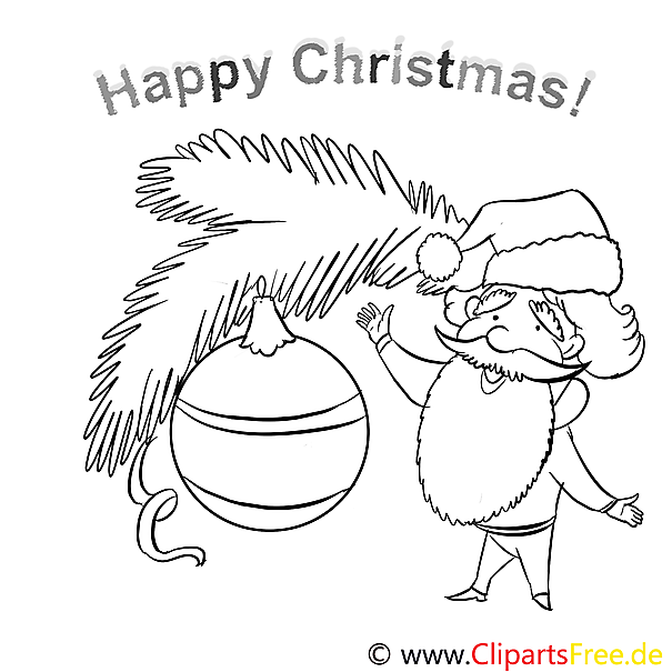 Kostenloses Ausmalbild Weihnachtsmann als PDF Malvorlage gratis Kostenloses Ausmalbild Weihnachtsmann als PDF Malvorlage gratis
