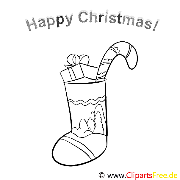 Kostenloses Ausmalbild Weihnachtsstrumpf als PDF Malvorlage Kostenloses Ausmalbild Weihnachtsstrumpf als PDF Malvorlage