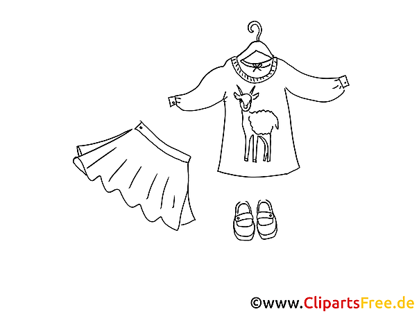 Kostenloses Ausmalbild T-Shirt mit Reh – Malvorlage im PDF-Format