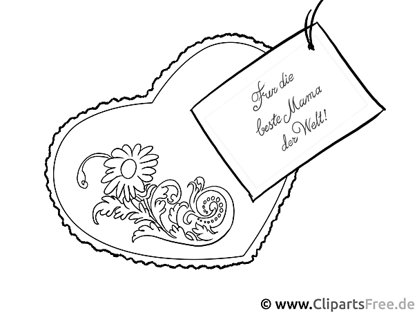 Kostenloses Ausmalbild Herz mit Blume als PDF Malvorlage Kostenloses Ausmalbild Herz mit Blume als PDF Malvorlage