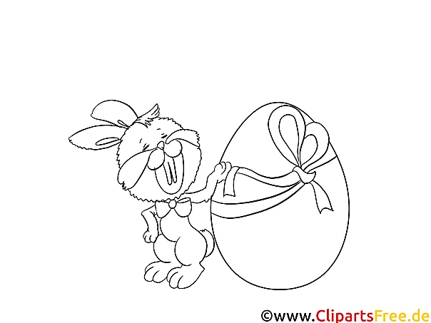 Kostenloses Ausmalbild Hase und Osterei als PDF Malvorlage Kostenloses Ausmalbild Hase und Osterei als PDF Malvorlage