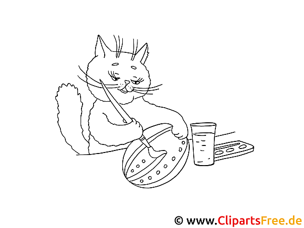 Kostenloses Ausmalbild Katze mit Melone als PDF Malvorlage herunterladen Kostenloses Ausmalbild Katze mit Melone als PDF Malvorlage herunterladen