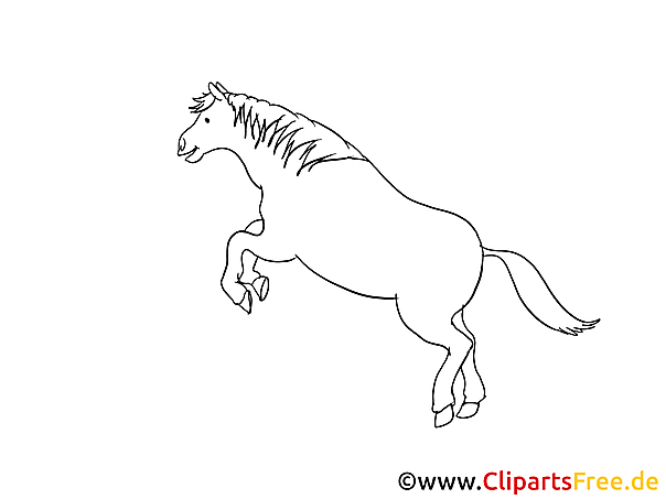 Kostenloses Ausmalbild Pferd als Malvorlage im PDF-Format Kostenloses Ausmalbild Pferd als Malvorlage im PDF-Format